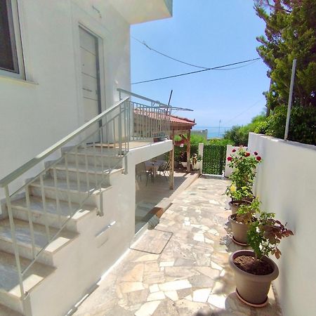 Sofia'S Seaview Villa Near Airport And Beach Loútsa Exterior foto