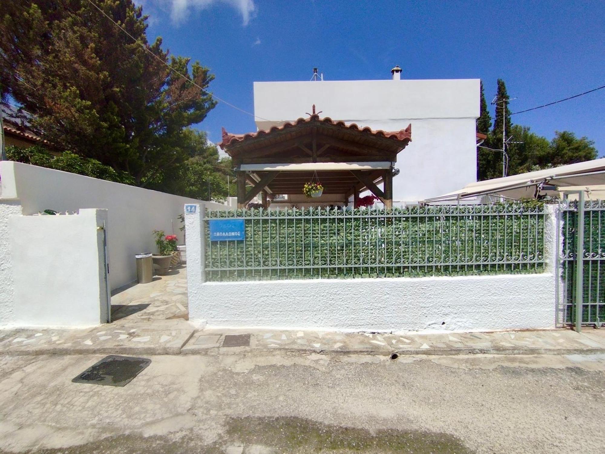 Sofia'S Seaview Villa Near Airport And Beach Loútsa Exterior foto